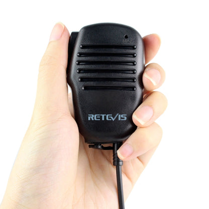 RETEVIS HK008 2 Pin Handheld PTT Speaker Microphone - Microphones & Headsets by RETEVIS | Online Shopping South Africa | PMC Jewellery | Buy Now Pay Later Mobicred