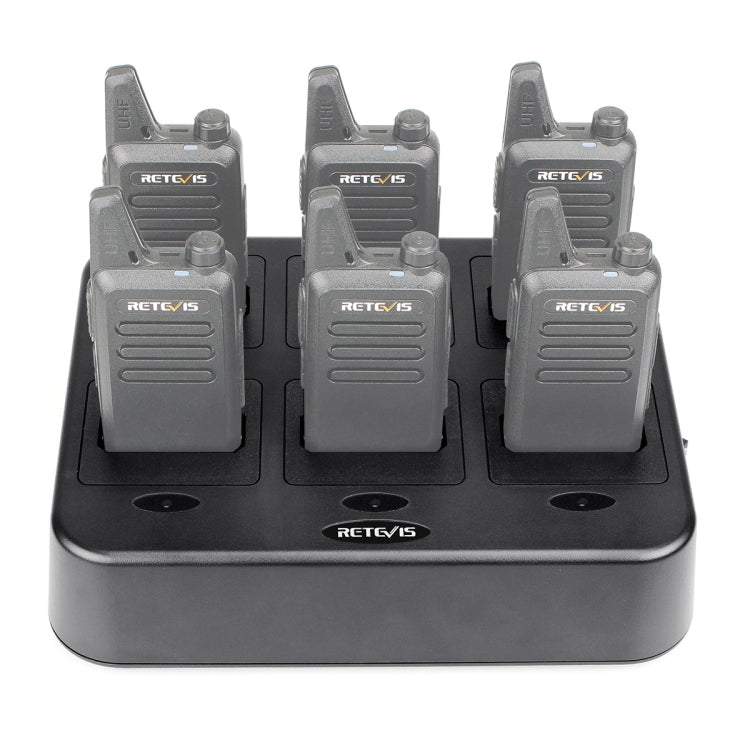 RETEVIS RTC22 Multi-function Six-Way Walkie Talkie Charger for Retevis RT22, EU Plug - free shipping - PMC Jewellery - Order now!