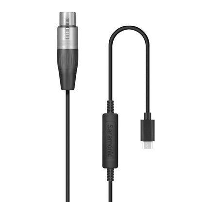 Saramonic UTC-XLR XLR to Type-C / USB-C Microphone Audio Output Cable, Length: 6m - Microphone Audio Cable & Connector by Saramonic | Online Shopping South Africa | PMC Jewellery | Buy Now Pay Later Mobicred