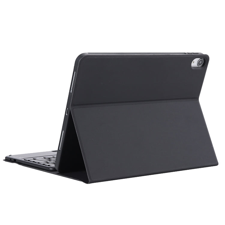 YT11B-A 2021 Detachable Candy Color Skin Texture Round Keycap Bluetooth Keyboard Leather Tablet Case with Touch Control & Pen Slot & Stand For iPad Pro 11 (2021)(Black) - For iPad Pro by PMC Jewellery | Online Shopping South Africa | PMC Jewellery