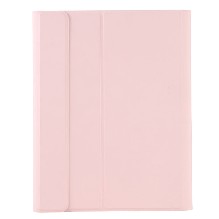 YT11B-A 2021 Detachable Candy Color Skin Texture Round Keycap Bluetooth Keyboard Leather Tablet Case with Touch Control & Pen Slot & Stand For iPad Pro 11 (2021)(Pink) - For iPad Pro by PMC Jewellery | Online Shopping South Africa | PMC Jewellery