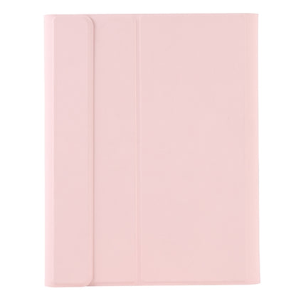 YT11B-A 2021 Detachable Candy Color Skin Texture Round Keycap Bluetooth Keyboard Leather Tablet Case with Touch Control & Pen Slot & Stand For iPad Pro 11 (2021)(Pink) - For iPad Pro by PMC Jewellery | Online Shopping South Africa | PMC Jewellery