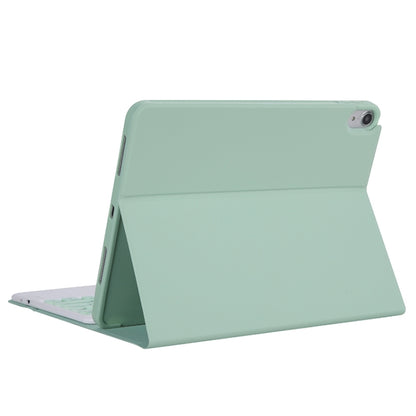 YT11B-A 2021 Detachable Candy Color Skin Texture Round Keycap Bluetooth Keyboard Leather Tablet Case with Touch Control & Pen Slot & Stand For iPad Pro 11 (2021)(Light Green) - For iPad Pro by PMC Jewellery | Online Shopping South Africa | PMC Jewellery