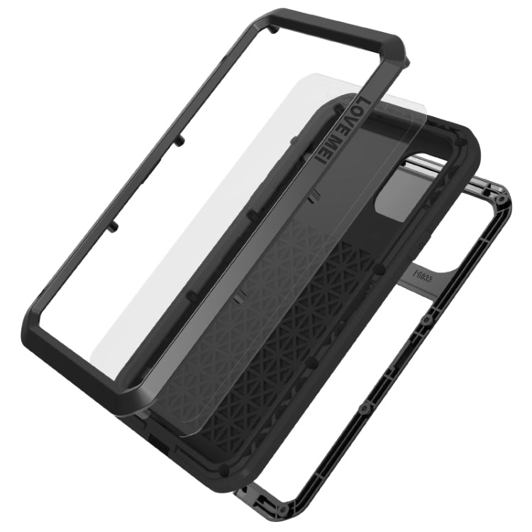 For iPhone 11 LOVE MEI Metal Shockproof Waterproof Dustproof Protective Case(Silver) - free shipping - PMC TechLife - Order now!