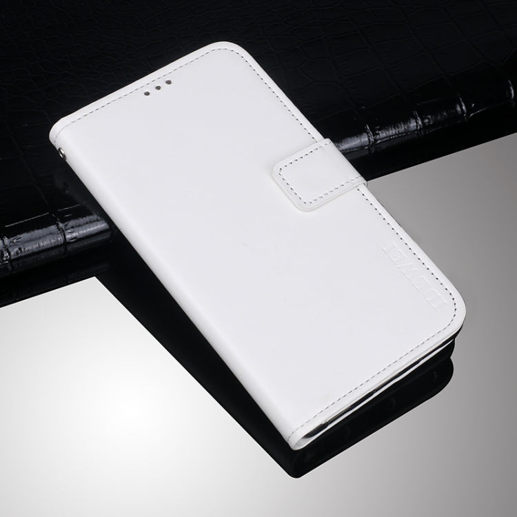 For TCL 20 Pro 5G idewei Crazy Horse Texture Horizontal Flip Leather Case with Holder & Card Slots & Wallet(White) - More Brand by idewei | Online Shopping South Africa | PMC Jewellery | Buy Now Pay Later Mobicred