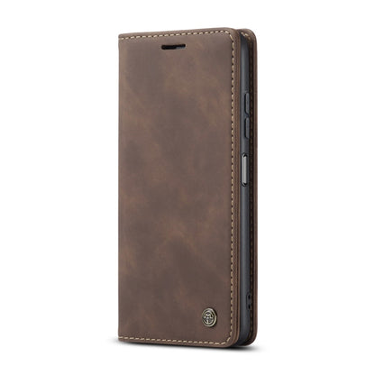 For Samsung Galaxy A22 5G CaseMe 013 Multifunctional Horizontal Flip Leather Case with Card Slot & Holder & Wallet(Coffee) - Galaxy Phone Cases by CaseMe | Online Shopping South Africa | PMC Jewellery | Buy Now Pay Later Mobicred