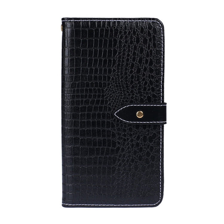 For TCL 20 Pro 5G idewei Crocodile Texture Horizontal Flip Leather Case with Holder & Card Slots & Wallet(Black) - More Brand by idewei | Online Shopping South Africa | PMC Jewellery | Buy Now Pay Later Mobicred