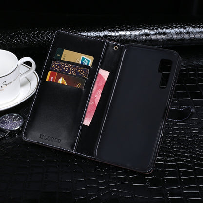 For TCL 20 Pro 5G idewei Crocodile Texture Horizontal Flip Leather Case with Holder & Card Slots & Wallet(Black) - More Brand by idewei | Online Shopping South Africa | PMC Jewellery | Buy Now Pay Later Mobicred