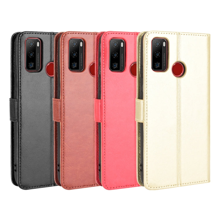 For Ulefone Note 10 Crazy Horse Texture Horizontal Flip Leather Case with Holder & Card Slots & Lanyard(Gold) - Ulefone Cases by PMC Jewellery | Online Shopping South Africa | PMC Jewellery | Buy Now Pay Later Mobicred