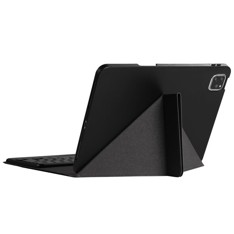 B07 Splittable Bluetooth Keyboard Leather Tablet Case with Triangle Holder & Pen Slot For iPad 9.7 2018 & 2017 / Pro 9.7 / Air 2(Black Diamond Pattern) - Universal by PMC Jewellery | Online Shopping South Africa | PMC Jewellery