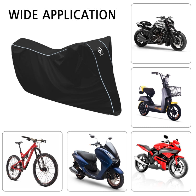 WUPP CS-1410A1 Motorcycle Thickened Oxford Cloth All-inclusive Waterproof Sun-proof Protective Cover, Size:S(Black) - Protective Gear by WUPP | Online Shopping South Africa | PMC Jewellery | Buy Now Pay Later Mobicred