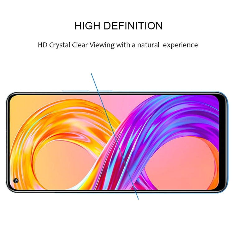 For OPPO Realme 8 / 8 Pro Full Glue Full Cover Screen Protector Tempered Glass Film - Realme Tempered Glass by PMC Jewellery | Online Shopping South Africa | PMC Jewellery | Buy Now Pay Later Mobicred