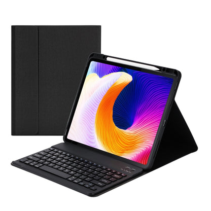 HK132 Detachable Plastic Bluetooth Keyboard Tablet Case with Holder & Pen Slot For iPad Pro 12.9 inch 2021 / 2020 / 2018(Black) - For iPad Pro by PMC Jewellery | Online Shopping South Africa | PMC Jewellery