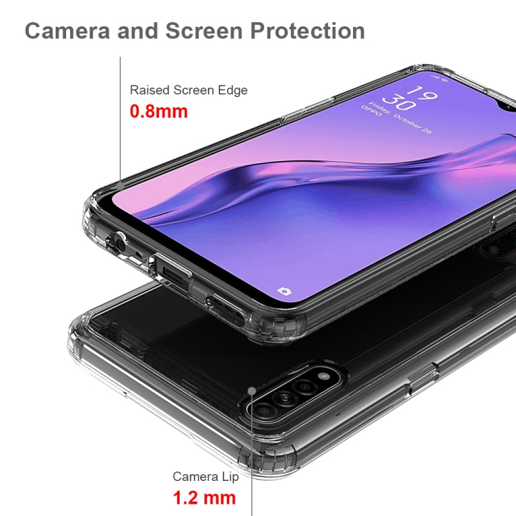 For OPPO A31 Shockproof Scratchproof TPU + Acrylic Protective Case(Transparent) - OPPO Cases by PMC Jewellery | Online Shopping South Africa | PMC Jewellery | Buy Now Pay Later Mobicred