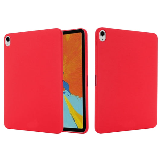 Solid Color Liquid Silicone Shockpoof Tablet Case For iPad Air 11 2024 / Air 2022 / 2020 10.9(Red) - iPad Air (2022) / (2020) 10.9 Cases by PMC Jewellery | Online Shopping South Africa | PMC Jewellery | Buy Now Pay Later Mobicred