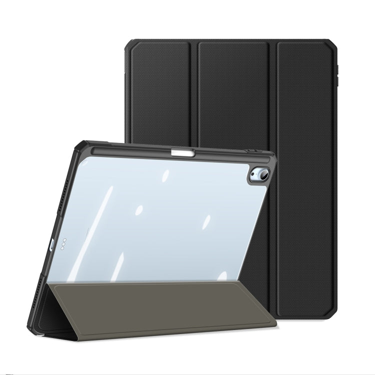 DUX DUCIS TOBY Series Shockproof PU Leather + PC + TPU Flip Smart Case For iPad Air 11 2024 / Air 2022 / 2020 10.9(Black) - iPad Air (2022) / (2020) 10.9 Cases by DUX DUCIS | Online Shopping South Africa | PMC Jewellery | Buy Now Pay Later Mobicred