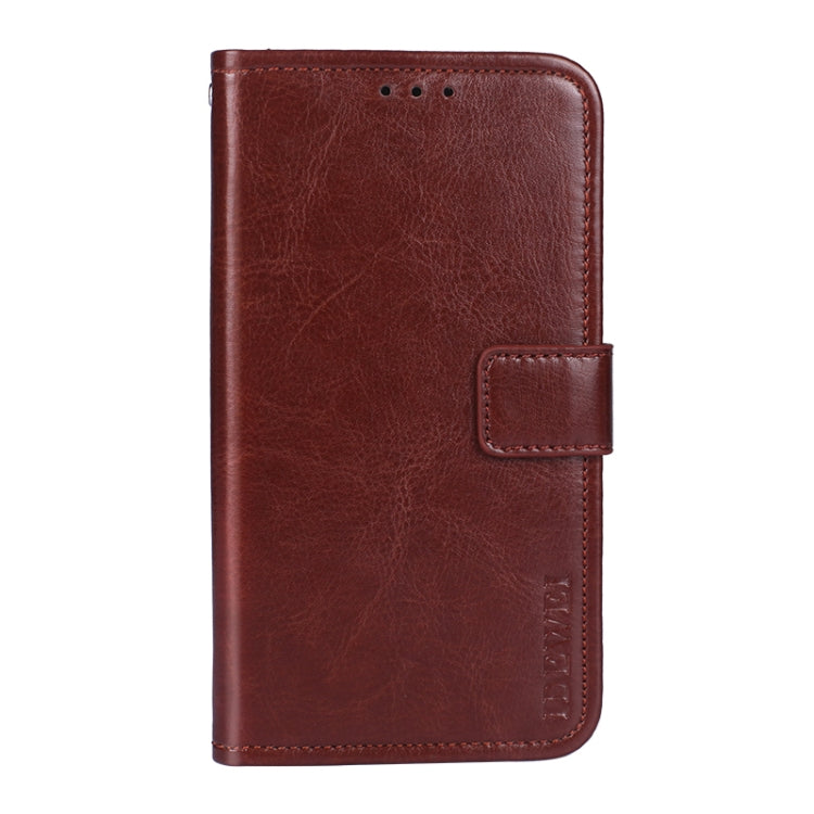 For Blackview A90 idewei Crazy Horse Texture Horizontal Flip Leather Case with Holder & Card Slots & Wallet(Brown) - More Brand by idewei | Online Shopping South Africa | PMC Jewellery | Buy Now Pay Later Mobicred