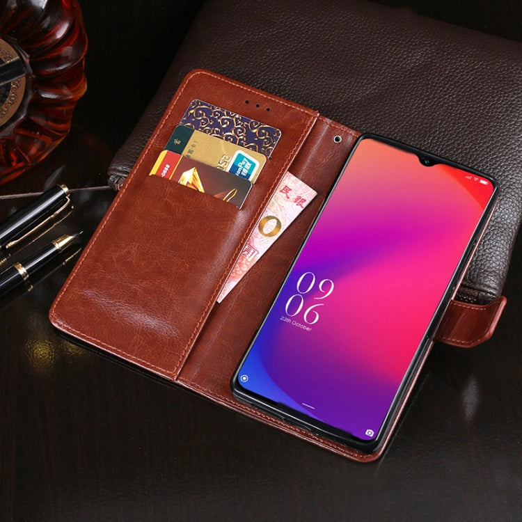 For Doogee X95 / X95 Pro idewei Crazy Horse Texture Horizontal Flip Leather Case with Holder & Card Slots & Wallet(Red) - More Brand by idewei | Online Shopping South Africa | PMC Jewellery | Buy Now Pay Later Mobicred