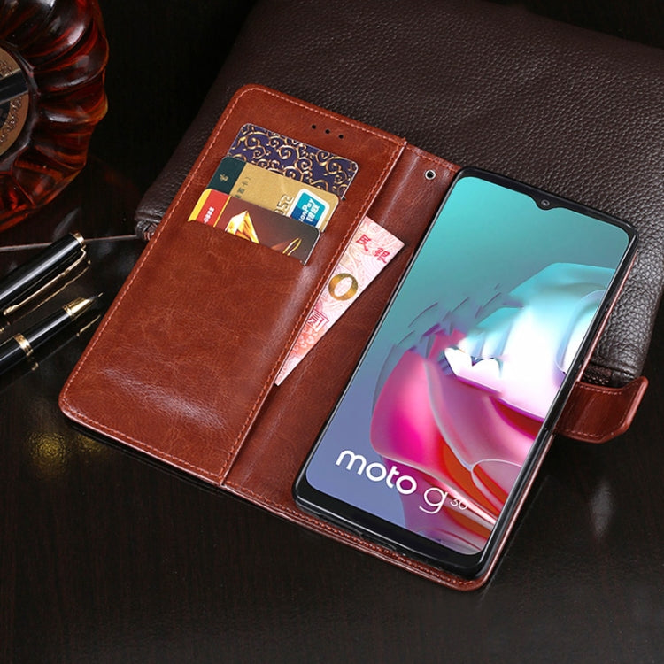 For Lenovo K13 Note idewei Crazy Horse Texture Horizontal Flip Leather Case with Holder & Card Slots & Wallet(Sky Blue) - Lenovo by idewei | Online Shopping South Africa | PMC Jewellery | Buy Now Pay Later Mobicred