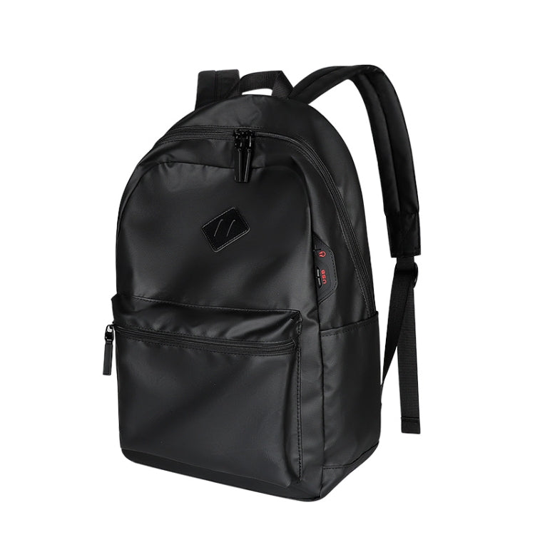 SJ03 13-15.6 inch Universal Large-capacity Laptop Backpack with USB Charging Port & Headphone Port(Black) - Backpack by PMC Jewellery | Online Shopping South Africa | PMC Jewellery | Buy Now Pay Later Mobicred