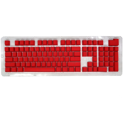 HXSJ P9 104 Keys PBT Color Mechanical Keyboard Keycaps(Red) - Other by HXSJ | Online Shopping South Africa | PMC Jewellery | Buy Now Pay Later Mobicred