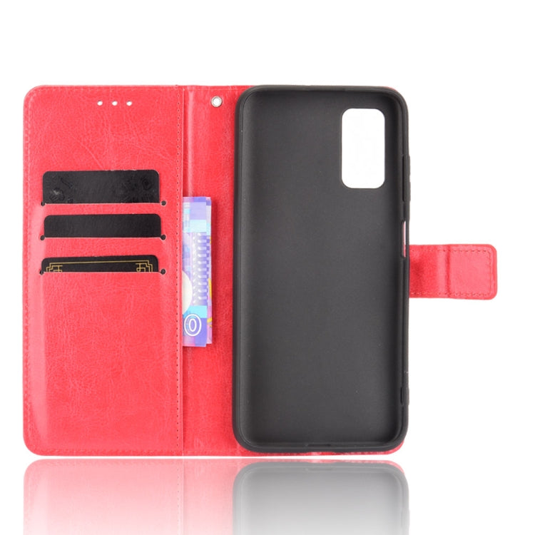 For Blackview A90 Crazy Horse Texture Horizontal Flip Leather Case with Holder & Card Slots & Lanyard(Red) - More Brand by PMC Jewellery | Online Shopping South Africa | PMC Jewellery | Buy Now Pay Later Mobicred