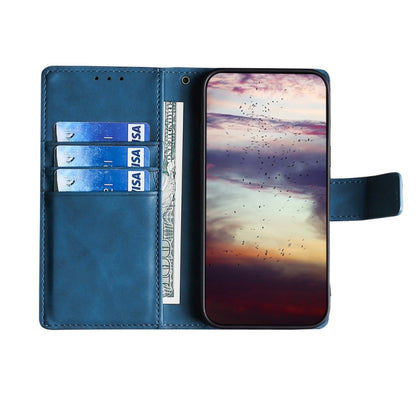 For Doogee N30 Skin Feel Crocodile Texture Magnetic Clasp Horizontal Flip PU Leather Case with Holder & Card Slots & Wallet(Blue) - More Brand by PMC Jewellery | Online Shopping South Africa | PMC Jewellery | Buy Now Pay Later Mobicred