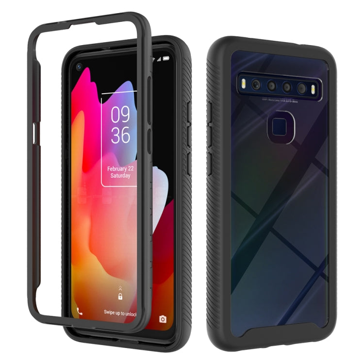 For TCL 10L Starry Sky Solid Color Series Shockproof PC + TPU Case(Black) - More Brand by PMC Jewellery | Online Shopping South Africa | PMC Jewellery