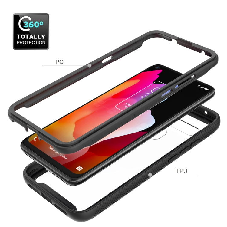 For TCL 10L Starry Sky Solid Color Series Shockproof PC + TPU Case(Black) - More Brand by PMC Jewellery | Online Shopping South Africa | PMC Jewellery