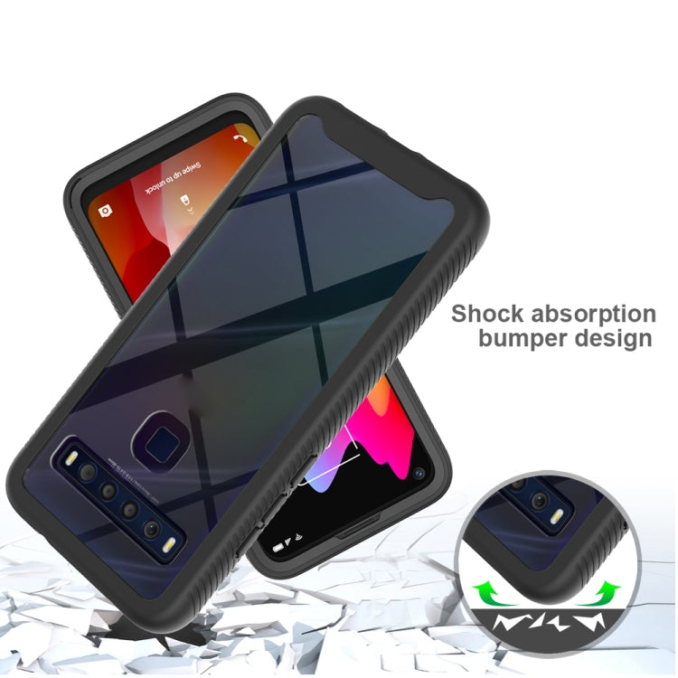 For TCL 10L Starry Sky Solid Color Series Shockproof PC + TPU Case(Black) - More Brand by PMC Jewellery | Online Shopping South Africa | PMC Jewellery