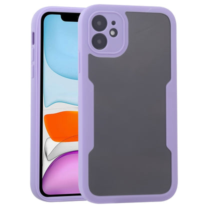 For iPhone 11 Acrylic + TPU 360 Degrees Full Coverage Shockproof Protective Case (Purple) - iPhone 11 Cases by PMC Jewellery | Online Shopping South Africa | PMC Jewellery