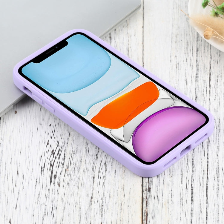 For iPhone 11 Acrylic + TPU 360 Degrees Full Coverage Shockproof Protective Case (Purple) - iPhone 11 Cases by PMC Jewellery | Online Shopping South Africa | PMC Jewellery