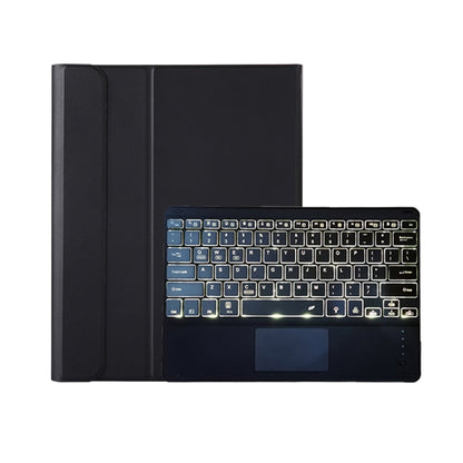 A126-AS For Huawei MatePad Pro 12.6 2021 Sheep Texture Ultra-thin Backlight Bluetooth Keyboard Horizontal Flip Leather Tablet Case with Holder & Touchpad(Black) - Huawei Keyboard by PMC Jewellery | Online Shopping South Africa | PMC Jewellery