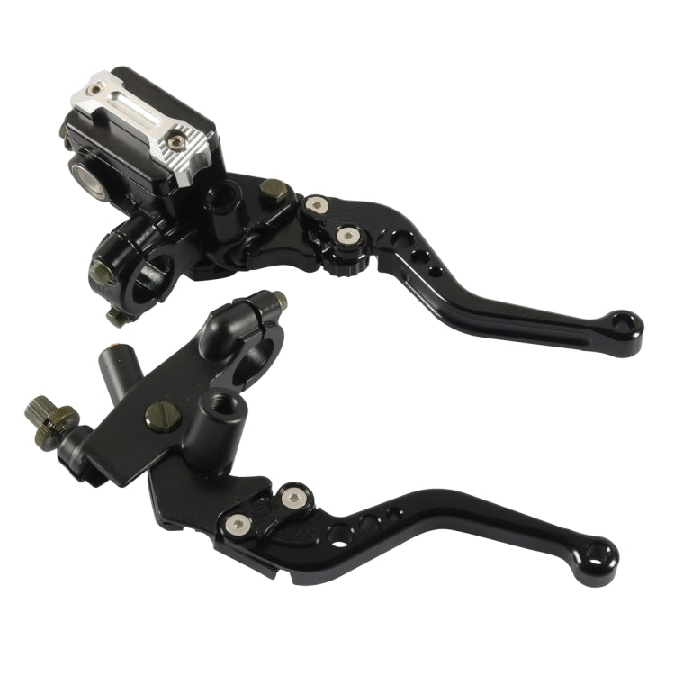 1 Pair A6313-02 22mm Motorcycle Brake and Clutch Master Cylinder Hydraulic Handbrake Handle(Black) - Motorbike Brakes by PMC Jewellery | Online Shopping South Africa | PMC Jewellery | Buy Now Pay Later Mobicred