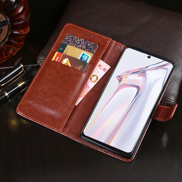 For Blackview A100 idewei Crazy Horse Texture Horizontal Flip Leather Case with Holder & Card Slots & Wallet(Black) - More Brand by idewei | Online Shopping South Africa | PMC Jewellery | Buy Now Pay Later Mobicred