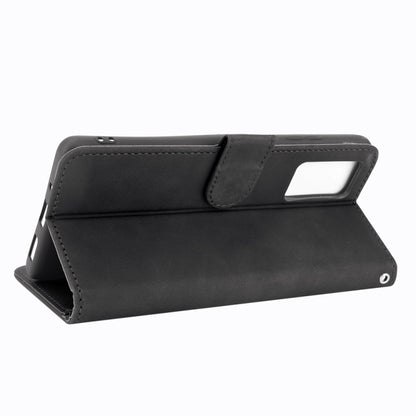 For Blackview A100 Solid Color Skin Feel Magnetic Buckle Horizontal Flip Calf Texture PU Leather Case with Holder & Card Slots & Wallet(Black) - More Brand by PMC Jewellery | Online Shopping South Africa | PMC Jewellery