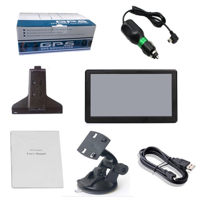 7 inch Car GPS Navigator 8G+256M Capacitive Screen High Configuration, Specification:North America Map - Car MP3 & MP4 & MP5 by PMC TechLife | Online Shopping South Africa | PMC TechLife | Buy Now Pay Later Mobicred