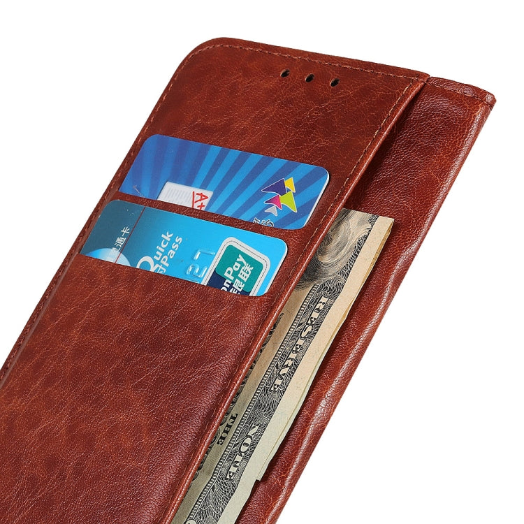 For Nokia XR20 5G Magnetic Crazy Horse Texture Horizontal Flip Leather Case with Holder & Card Slots & Wallet(Brown) - Nokia Cases by PMC Jewellery | Online Shopping South Africa | PMC Jewellery