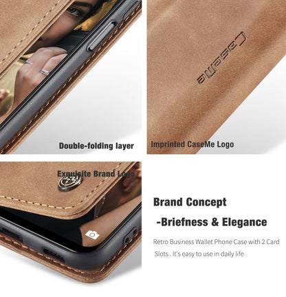 CaseMe 013 Multifunctional Horizontal Flip Leather Case with Holder & Card Slot & Wallet For Xiaomi Redmi Note 10 5G(Brown) - Xiaomi Cases by CaseMe | Online Shopping South Africa | PMC Jewellery | Buy Now Pay Later Mobicred