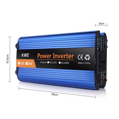 Carmaer 1200W Car Smart Multi-function Digital Display Inverter Household Power Converter, Specification:48V to 220V - Modified Square Wave by PMC Jewellery | Online Shopping South Africa | PMC Jewellery | Buy Now Pay Later Mobicred