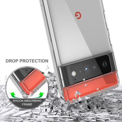 Shockproof Scratchproof TPU + Acrylic Protective Case For Google Pixel 6 Pro(Transparent) - Google Cases by PMC Jewellery | Online Shopping South Africa | PMC Jewellery