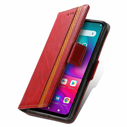 For Doogee X96 Pro CaseNeo Business Splicing Dual Magnetic Buckle Horizontal Flip PU Leather Case with Holder & Card Slots & Wallet(Red) - More Brand by PMC Jewellery | Online Shopping South Africa | PMC Jewellery | Buy Now Pay Later Mobicred