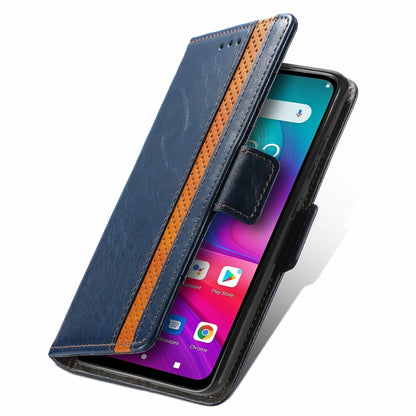 For Doogee X96 Pro CaseNeo Business Splicing Dual Magnetic Buckle Horizontal Flip PU Leather Case with Holder & Card Slots & Wallet(Blue) - More Brand by PMC Jewellery | Online Shopping South Africa | PMC Jewellery | Buy Now Pay Later Mobicred