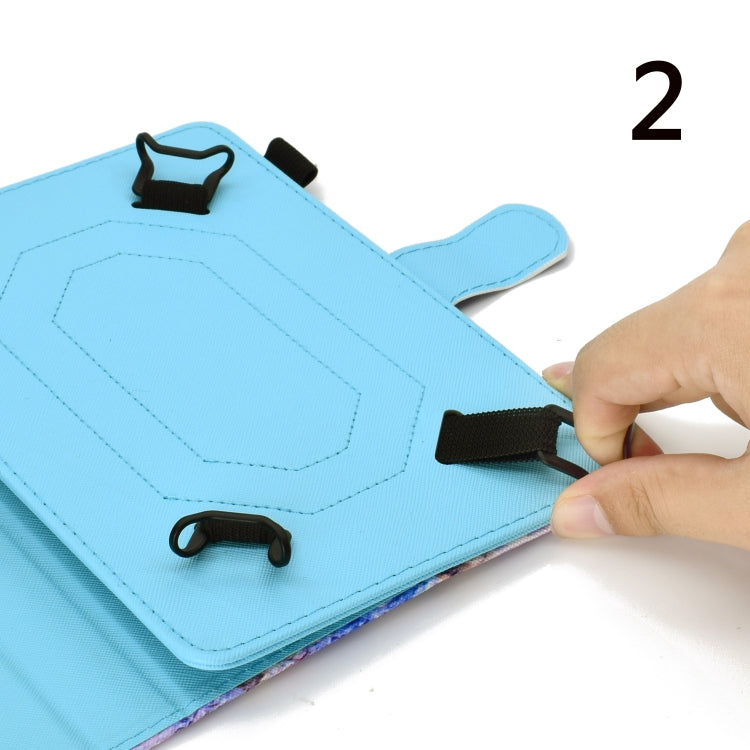 10 inch Universal Colored Drawing Horizontal Flip PU Leather Case with Holder & Card Slot(Green Butterfly) - free shipping - PMC TechLife - Order now!