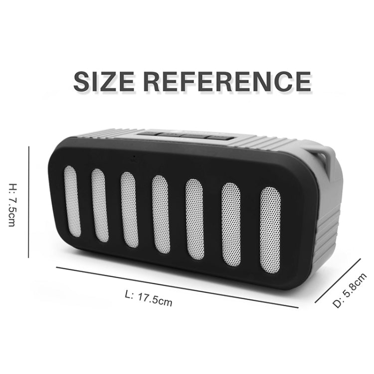 NewRixing NR-2013 TWS Car Exhaust Duct-shaped Bluetooth Speaker(White) - free shipping - PMC Jewellery - Order now!