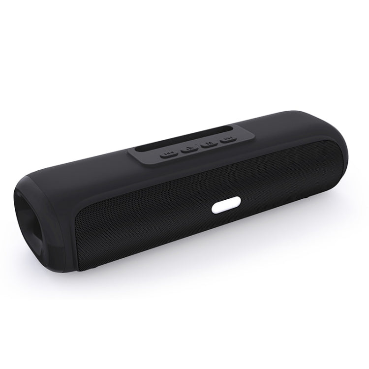 NewRixing NR-2027 TWS Long Bar Shaped Bluetooth Speaker with Mobile Phone Holder(Black) - Desktop Speaker by NewRixing | Online Shopping South Africa | PMC Jewellery | Buy Now Pay Later Mobicred