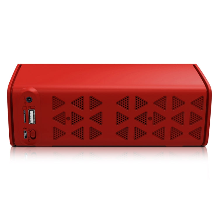 NewRixing NR-3021 TWS Hollow Triangle Pattern Bluetooth Speaker(Red) - Desktop Speaker by NewRixing | Online Shopping South Africa | PMC Jewellery | Buy Now Pay Later Mobicred