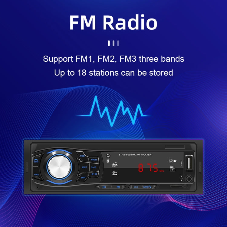 1428 Universal Car Radio Receiver MP3 Player, Support FM with Remote Control - Car MP3 & MP4 & MP5 by PMC Jewellery | Online Shopping South Africa | PMC Jewellery | Buy Now Pay Later Mobicred