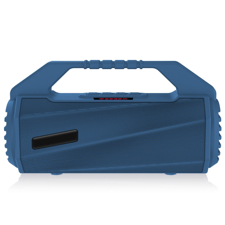 NewRixing NR-4025P with Screen Outdoor Splash-proof Water Portable Bluetooth Speaker, Support Hands-free Call / TF Card / FM / U Disk(Blue) - Desktop Speaker by NewRixing | Online Shopping South Africa | PMC Jewellery | Buy Now Pay Later Mobicred