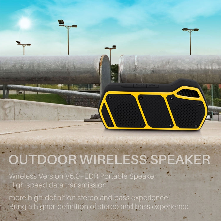 NewRixing NR-5011 Outdoor Portable Bluetooth Speakerr, Support Hands-free Call / TF Card / FM / U Disk(Orange) - Desktop Speaker by NewRixing | Online Shopping South Africa | PMC Jewellery | Buy Now Pay Later Mobicred